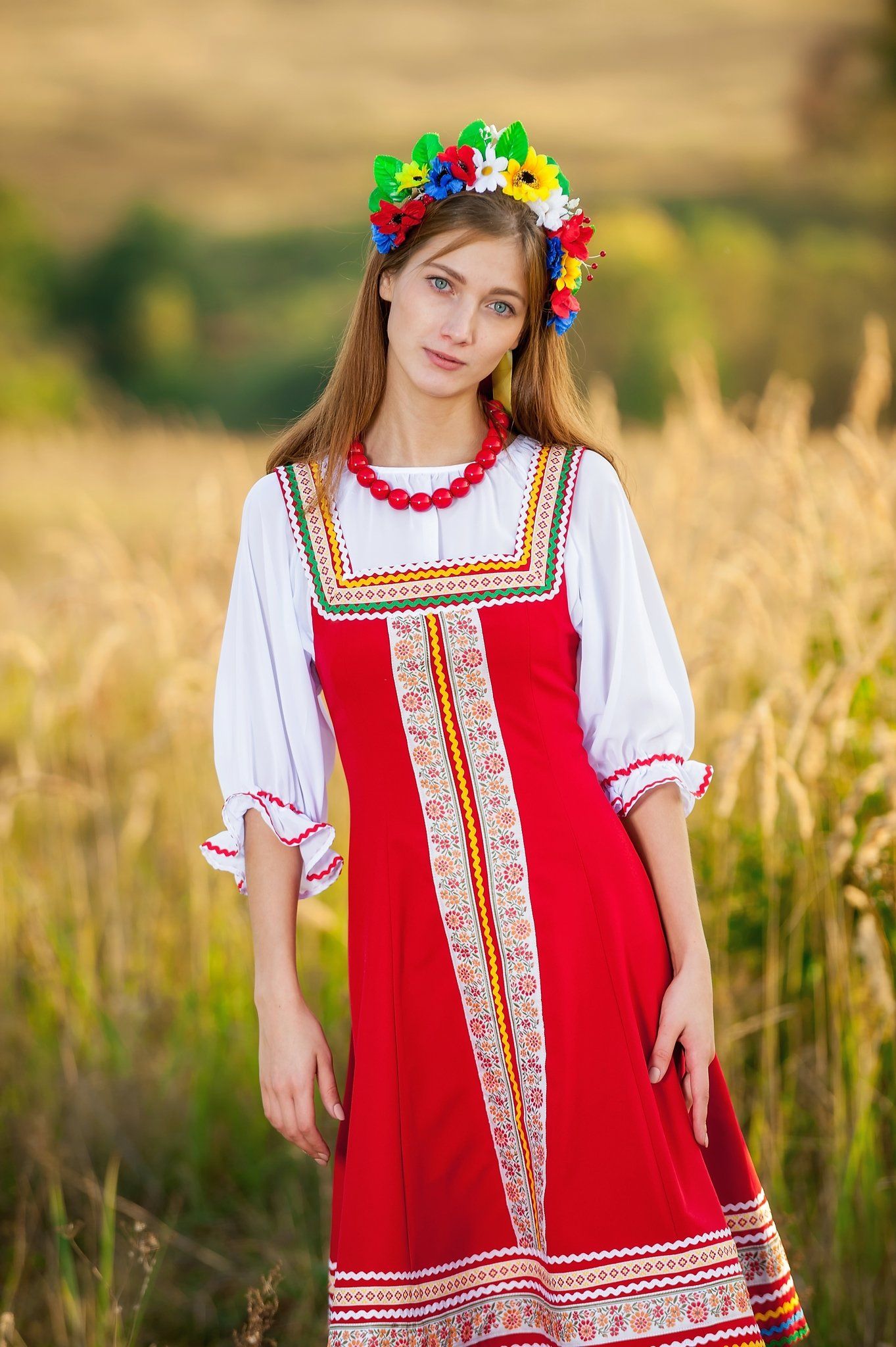 Women in Slavic costumes in Porto Alegre — step in, relax, and chat live